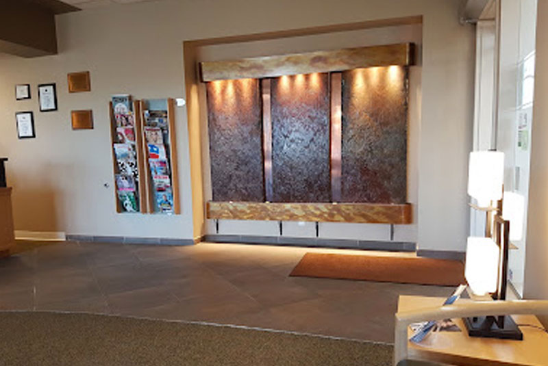 waiting room with lighting on wall standley